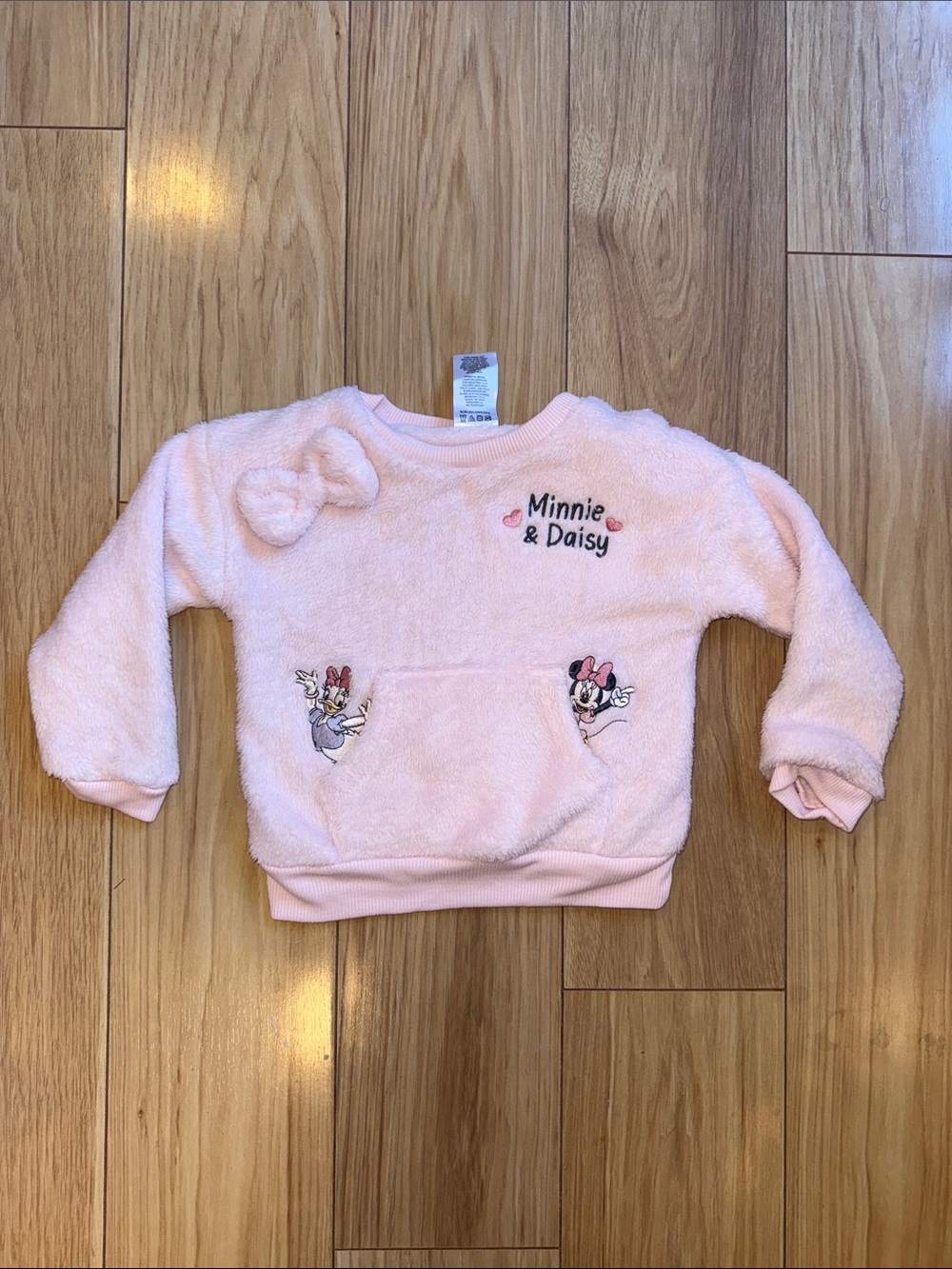 Disney Minnie & Daisy Pink Fleece Pullover for Kids